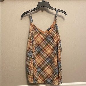 Torrid Multicolor Plaid Camisole